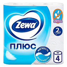 Бумага туалетная двухслойная "Zewa Плюс", 4рул, 23м