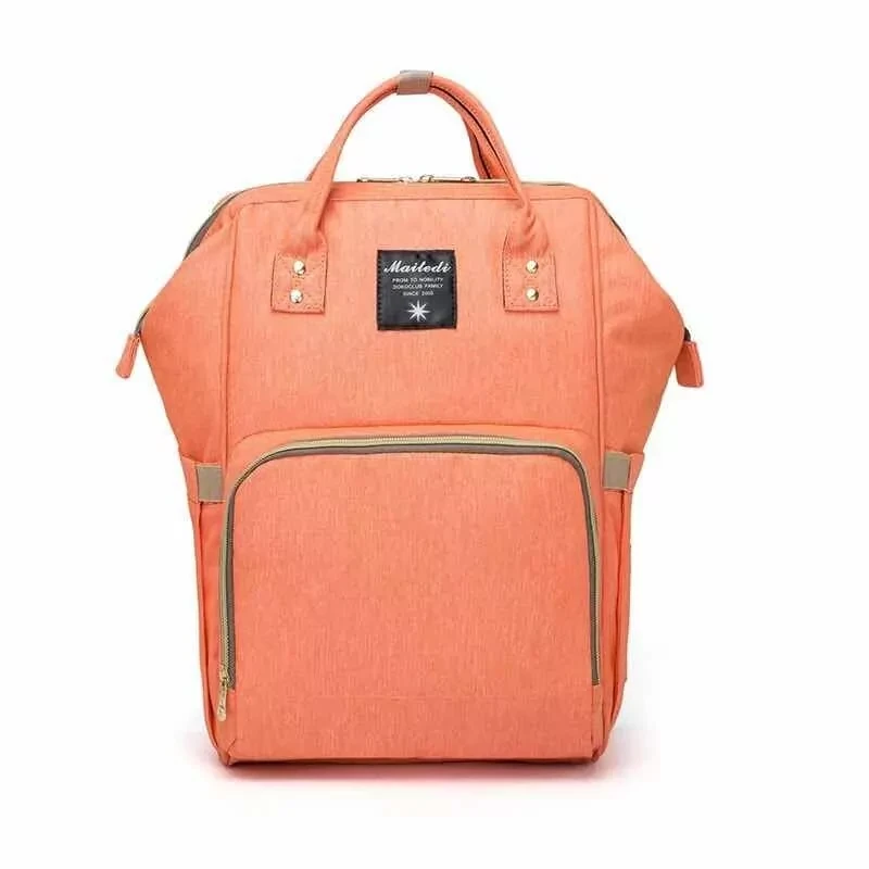 Сумка-рюкзак для мамы Mailedi (розовый) - фото 1 - id-p86563603