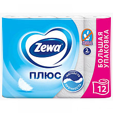 Бумага туалетная двухслойная "Zewa Плюс", 12рул, 23м