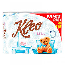 Бумага туалетная трёхслойная "Kleo Ultra", 12рул, 18м