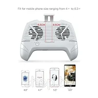 ИГРОВОЙ КОНТРОЛЛЕР ДЛЯ СМАРТФОНОВ BASEUS COOL PLAY GAMES (WHITE) ACSR-CW02