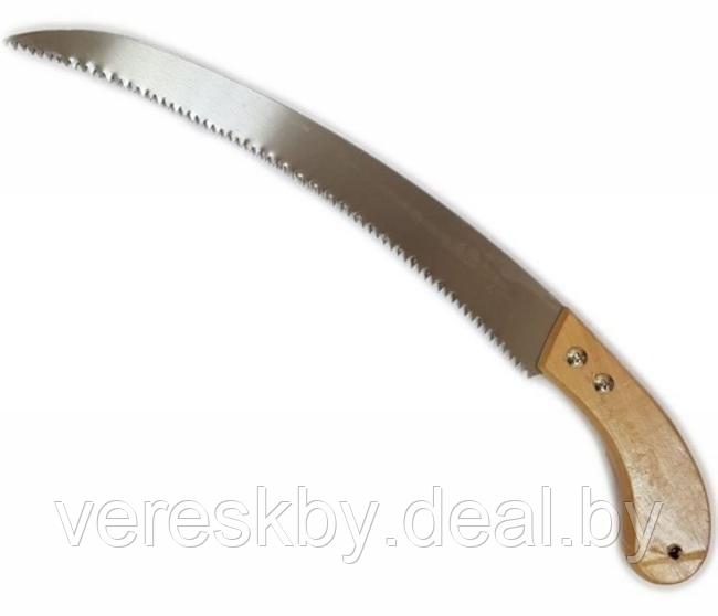 Ножовка серповидная 330мм с деревянной ручкой - фото 1 - id-p226302681