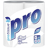 Полотенца бумажные двухслойные PROtissue Premium, 2рул, 15м