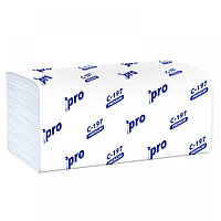 Полотенца бумажные двухслойные V-сложения PROtissue Premium, 21*22см, плотн.1сл. 16г/м2, 200л