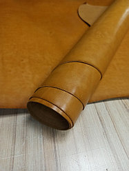 Кожа юфть с отделкой 1,2-1,4мм цвет Манго