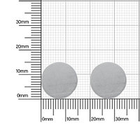 Магнитная кнопка внутренняя d=15мм 1,5 мм (пара) L