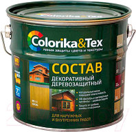 Защитно-декоративный состав Colorika & Tex 2.7л
