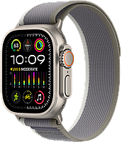 Apple Watch Ultra 2 LTE 49 мм (титановый корпус, титановый/серо-зеленый, нейлоновый ремешок) MRF43