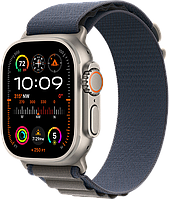 Apple Watch Ultra 2 LTE 49 мм (титановый корпус, титановый/синий, текстильный ремешок) MREP3