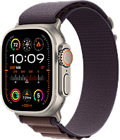 Apple Watch Ultra 2 LTE 49 мм (титановый корпус, титановый/индиго, текстильный ремешок) MRET3
