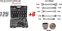 Набор инструментов 125+6 предметов ROCKFORCE RF-41251-5 PREMIUM, фото 2