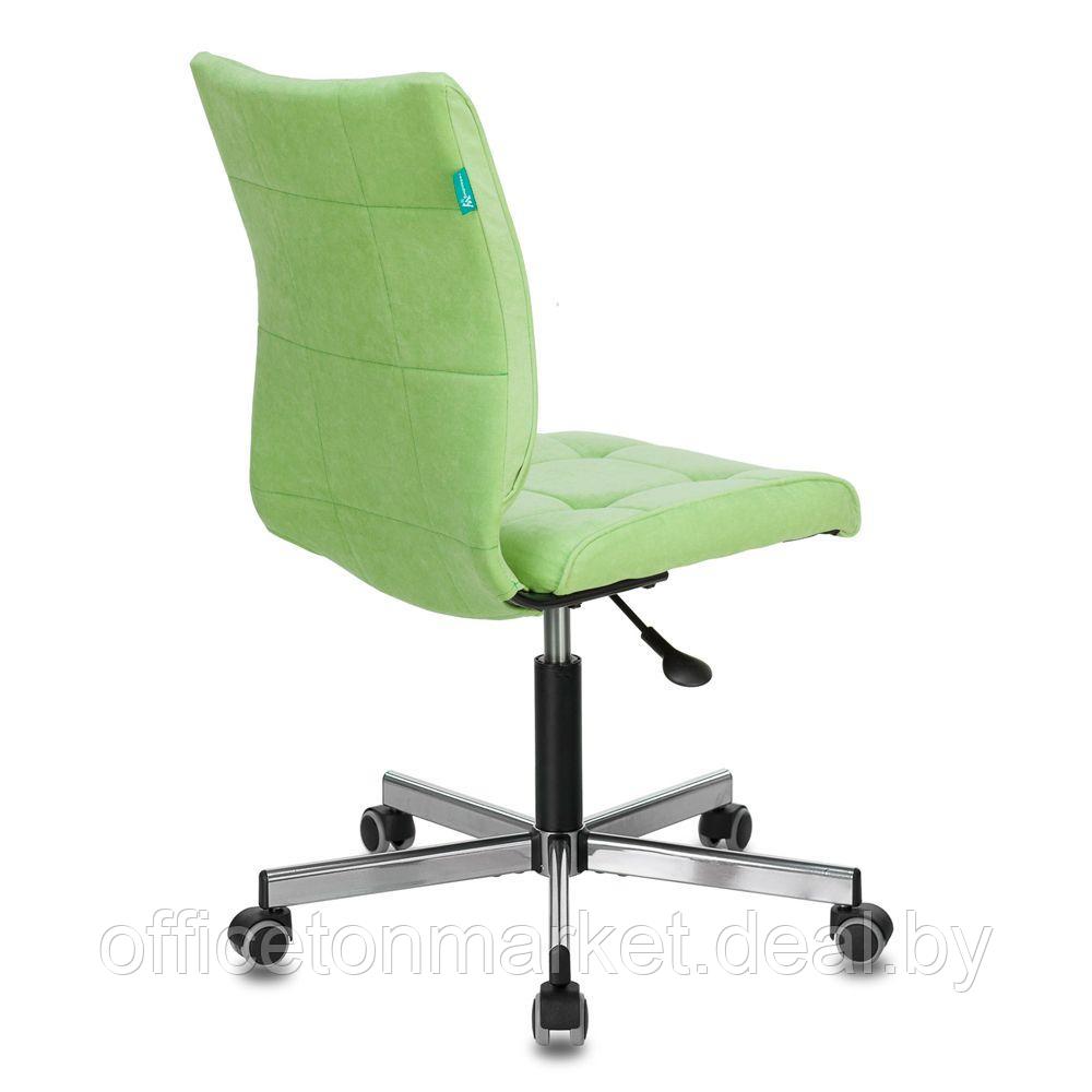 Кресло для персонала Бюрократ "СH-330M/VELV81", ткань, металл, светло-салатовый - фото 4 - id-p226202691