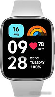 Умные часы Xiaomi Redmi Watch 3 Active (серый, международная версия)