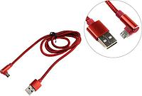 JETACCESS JA-DC25 1м Red Кабель USB 2.0 AM - micro-B 1м Г-образный коннектор