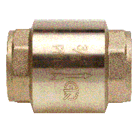 Клапан Ду 25 (1") лат. золотник обратный латунный муфтовый Aqualink