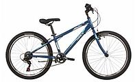 Подростковый велосипед для мальчика 24 дюйма скоростной горный NOVATRACK 24SHV.RACER.12DBL23 синий