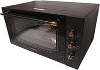 Духовка электрическая настольная с грилем электропечь мини печь ретро жарочный шкаф VESTA MP-V 2342 L черный