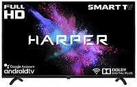 Телевизор 40 дюймов HARPER 40F721TS Full HD Android безрамочный
