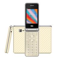 Мобильный раскладушка сотовый GSM телефон BQ 2445 Dream золотистый кнопочный