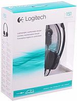 Наушники Logitech Stereo Headset H151 (981-000589) Black (накладные, закрытые, 20-20000Гц, 22 Ом)