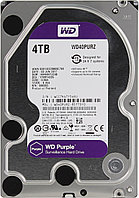 Жесткий диск 4Tb Western Digital WD40PURZ Purple (SATA-6Мb/s, 5400rpm, 64Мb)