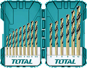 Набор сверл по металлу (15 шт) TOTAL TACSDL51501