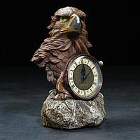 Часы настольные каминные "Голова орла", 22 х 15 х 29 см
