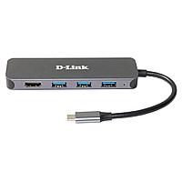D-Link DUB-2333/A1A Док-станция с разъемом USB Type-C, 3 портами USB 3.0, 1 портом USB Type-C/PD 3.0 и 1