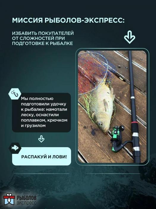 Телескопический спиннинг с катушкой NS33 компактная рыболовная складная удочка с кольцами для рыбалки - фото 6 - id-p187903326