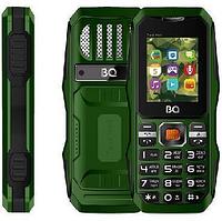 Ударопрочный защищенный противоударный сотовый мобильный телефон BQ 1842 TANK MINI зеленый