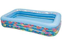 Надувной бассейн для детей Intex Тропический риф 58485