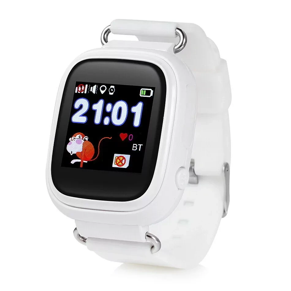 Детские часы с GPS трекером Smart Baby Watch Q90 (G72) Wifi (Белый) - фото 2 - id-p161058041