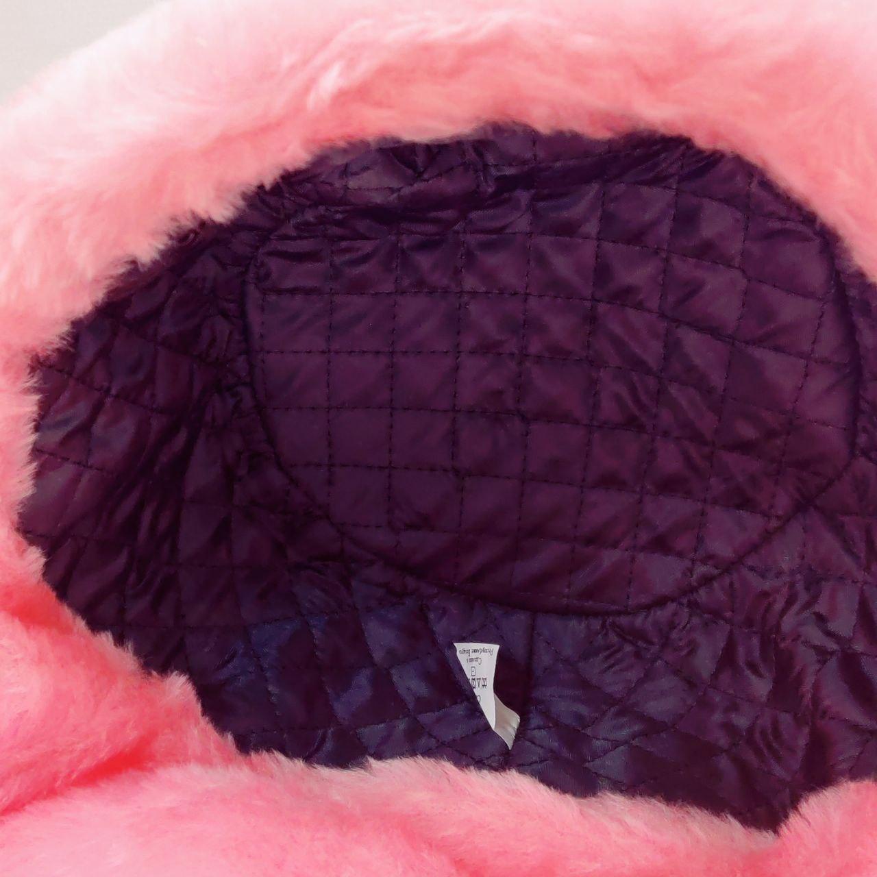 Шапка - ушанка сувенирная "Цветной мех" унисекс, Нежно-розовая 56 размер - фото 10 - id-p211411233