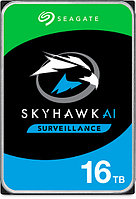 Жесткий диск 16Tb Seagate ST16000VE002 SkyHawk AI (SATA 3.0, 7200 об/мин, 256 МБ)