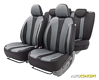 Комплект чехлов для сидений Autoprofi Perfomance PRF-1505 (черный/серый)