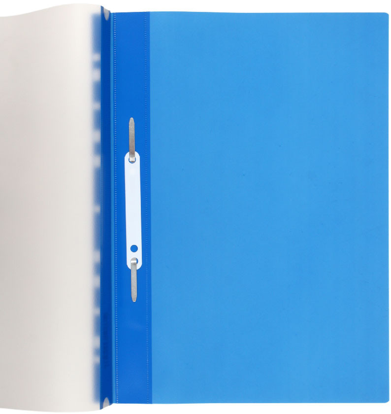 Папка-скоросшиватель пластиковая А4 «Стамм» толщина пластика 0,18 мм, синяя - фото 1 - id-p227326172