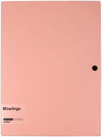 Папка-конверт пластиковая на кнопке Berlingo Instinct А4 толщина пластика 0,6 мм, фламинго - фото 2 - id-p227326174