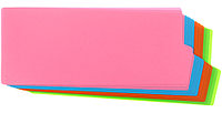 Разделители для папок-регистраторов пластиковые OfficeSpace 240*100 мм, 12 л., 4 цвета