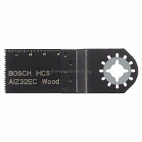 2.608.661.637 Пильное полотно погружное AIZ 32 EC HCS Wood 40 x 32 мм для PMF/GOP (1 шт.в уп-ке) Bosch
