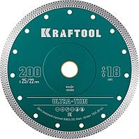 Kraftool Круг алмазный сплошной 200х1.8х10х22.23 мм Керамика "ULTRA-THIN" (36685-200) KRAFTOOL