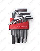 Набор ключей Г-образных 6-гранных, 13пр. (2, 2.5, 3-8, 10, 12, 14, 17, 19мм), в блистере FORCEKRAFT FK-5137