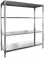 Стеллаж с перфорированными полками