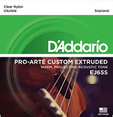D'Addario EJ65S Pro-Arte Custom Extruded Комплект струн для укулеле сопрано