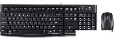 Клавиатура + мышь Logitech MK120 (нет кириллицы)