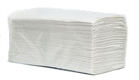 Полотенца бумажные белые для диспесеров V-сложение