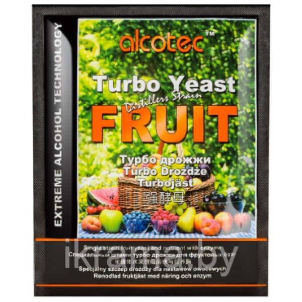 Спиртовые дрожжи Alcotec "Fruit Turbo", 60 г - фото 1 - id-p115203078