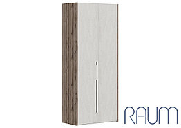 Шкаф-купе RAUM ШК-001 (двери слева) - Камень Шелковый/Дуб Эвок Окаменелый (МК Стиль)