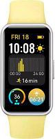Фитнес-трекер Huawei Band 9 Kimi-B19, 1.47", серебристый / желтый [55020byj]