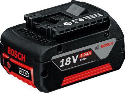 Батарея аккумуляторная Bosch GBA M-C Professional, 18В, 5Ач, Li-Ion [1600a002u5]