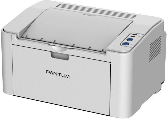 Принтер лазерный Pantum P2506W черно-белая печать, A4, цвет серый - фото 1 - id-p226680696